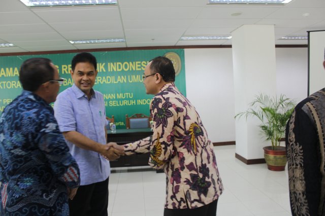 Pelatihan Tim APM Badilum dan PT Seluruh Indonesia 24-26 Februari 2016